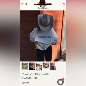 Cowboy Pillows™️ Sweatshirt Brand New